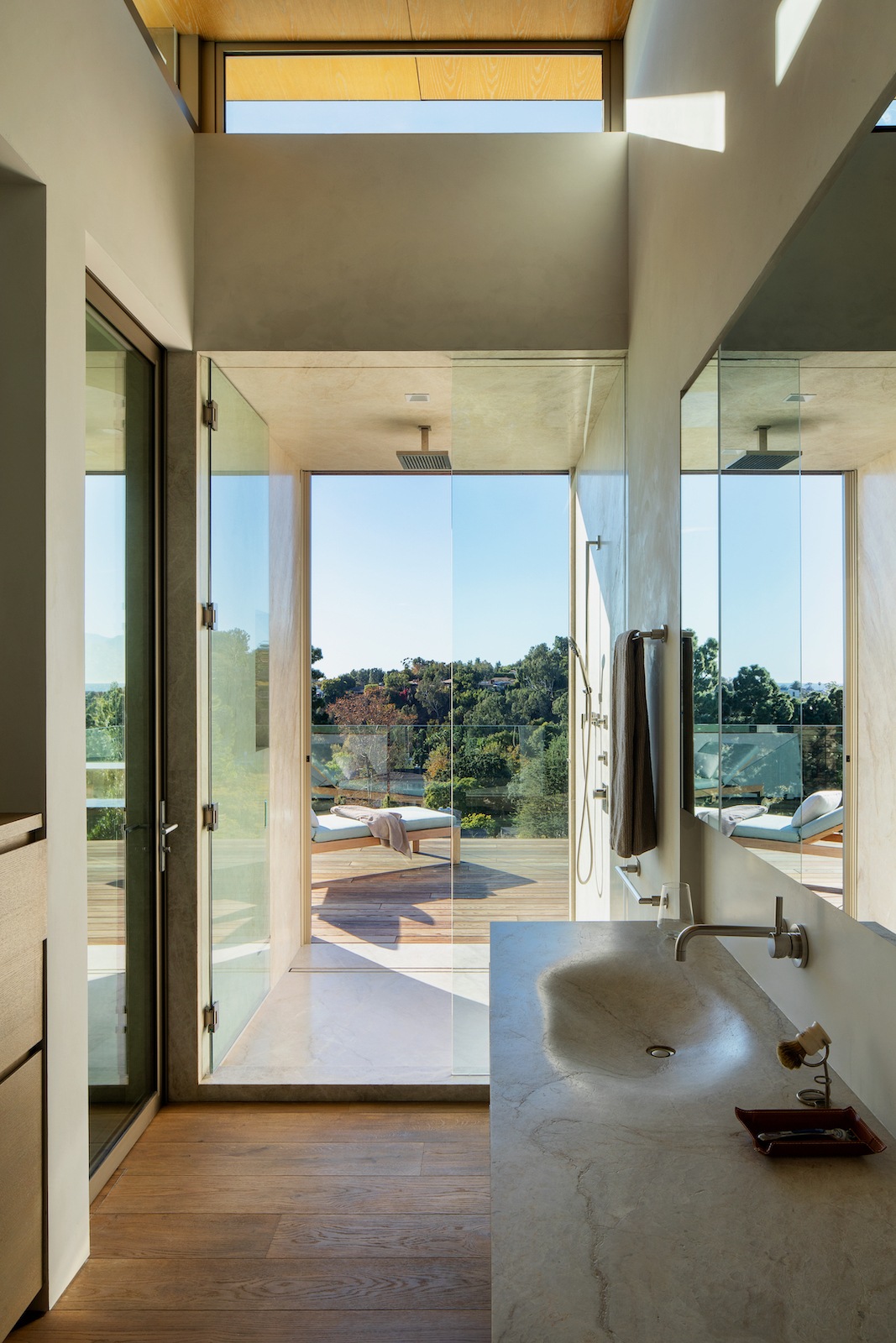 Tidepool Sinks in bathroom