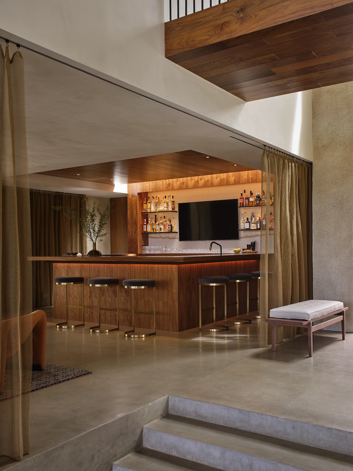 Madison Desert Club bar during the daytime