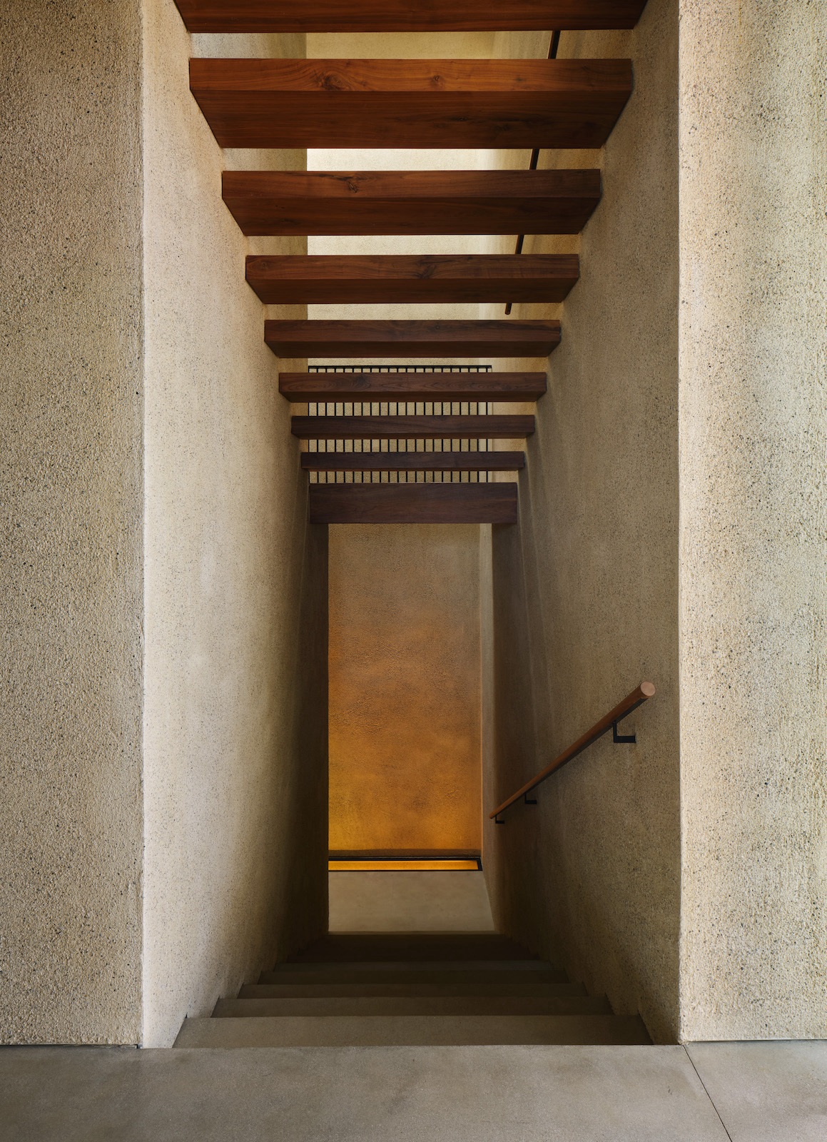 Madison Desert Club illuminated stairs