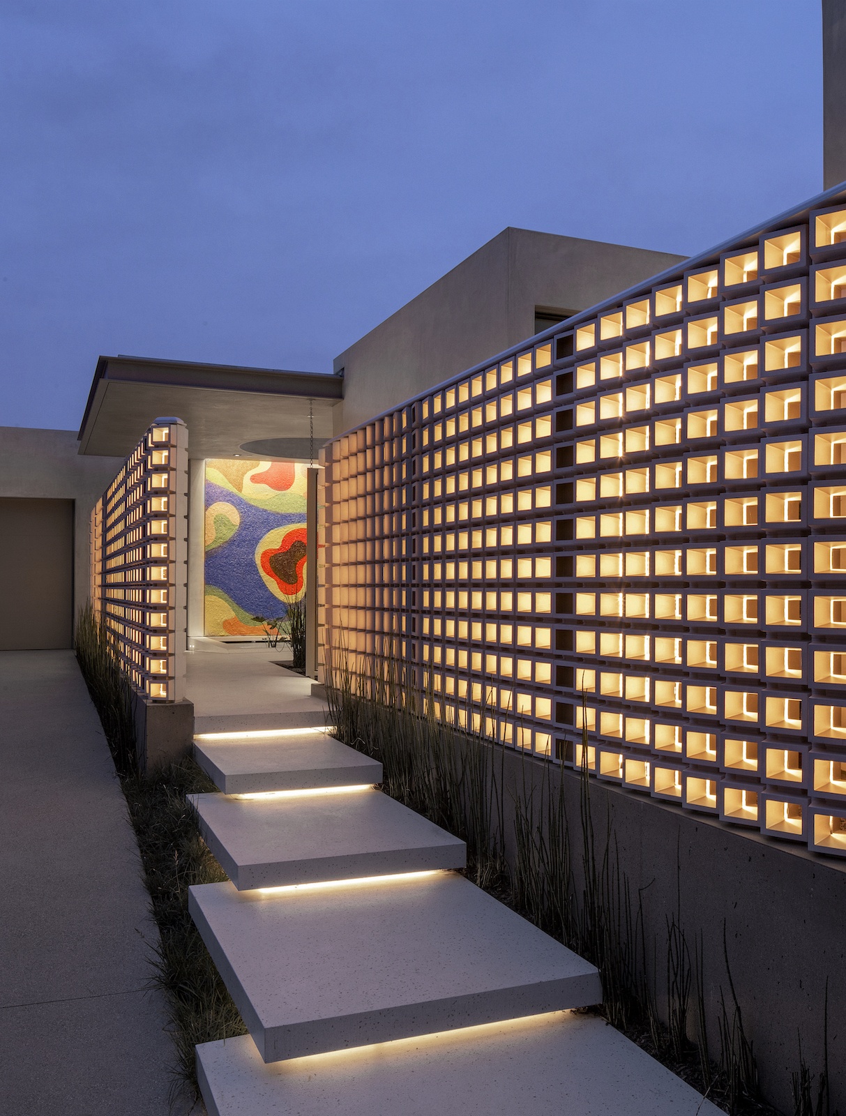 Breeze Blocks entrance