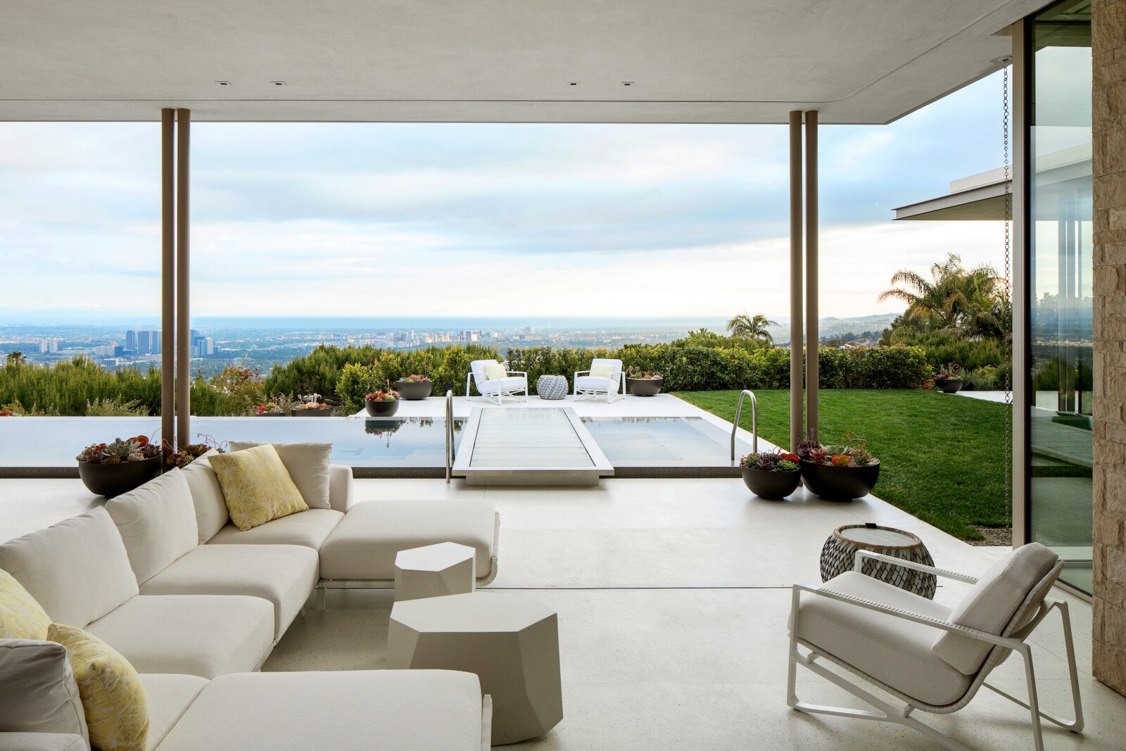 Patio and pool