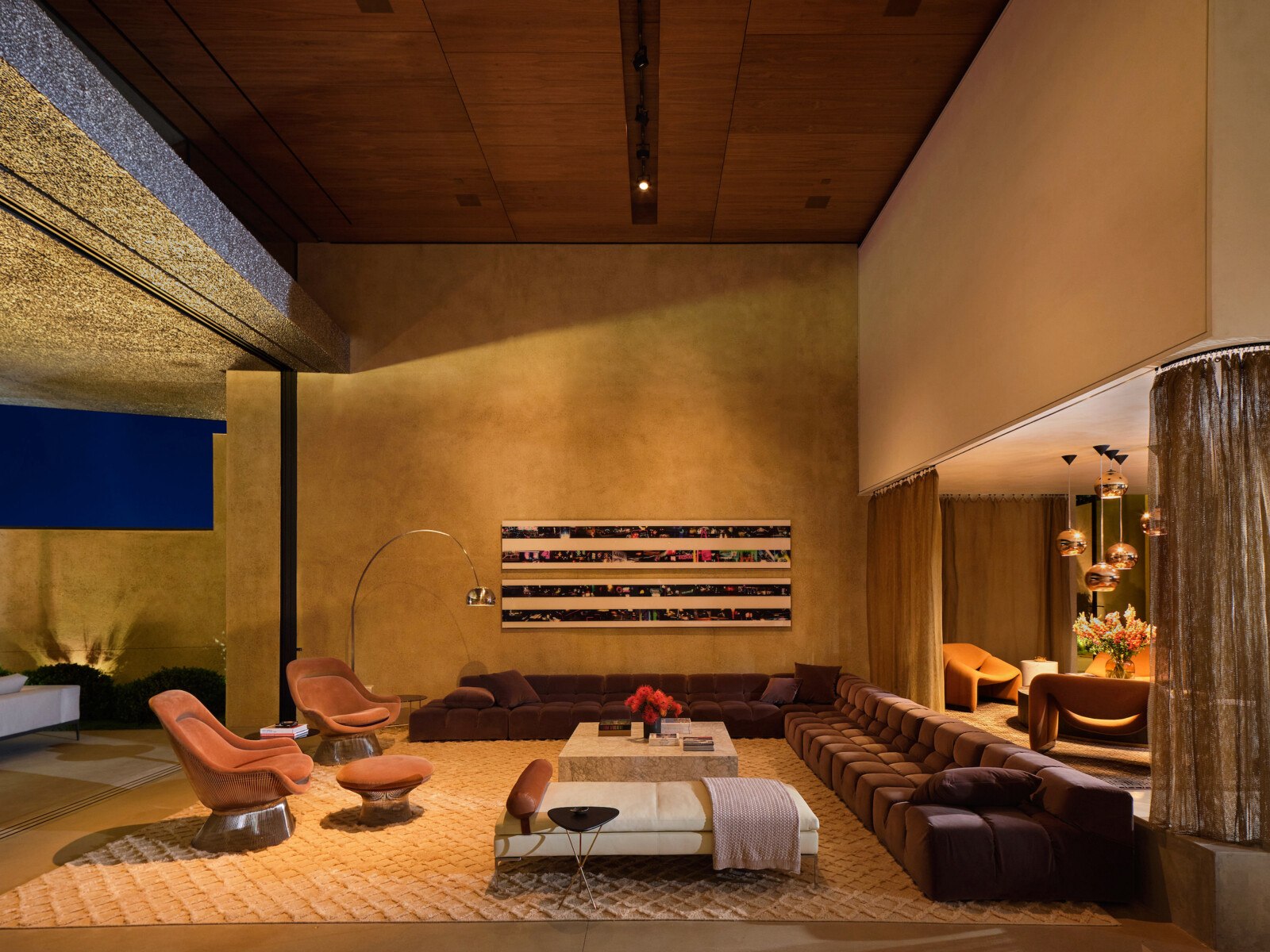 Madison Desert Club main volume at night